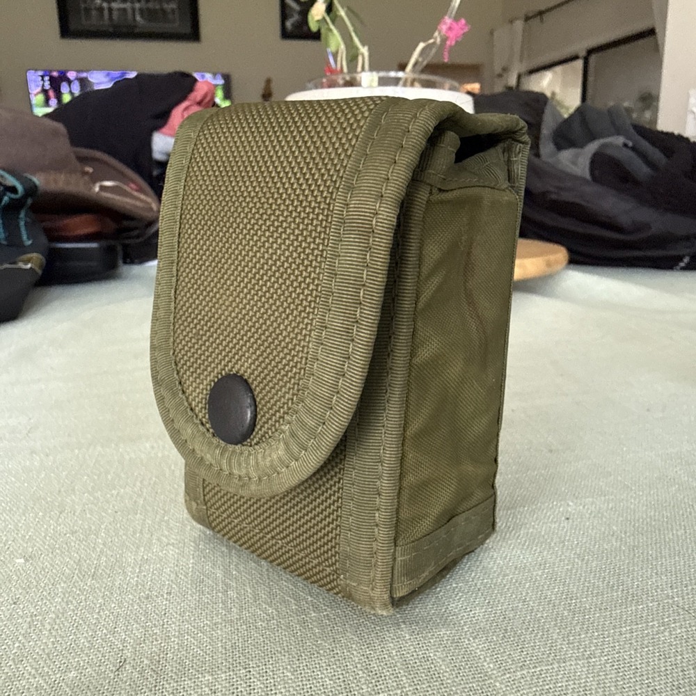 Bianchi #M1030 Military Magazine Pouch Quad 4 Slot Single Stack Mags OD Green